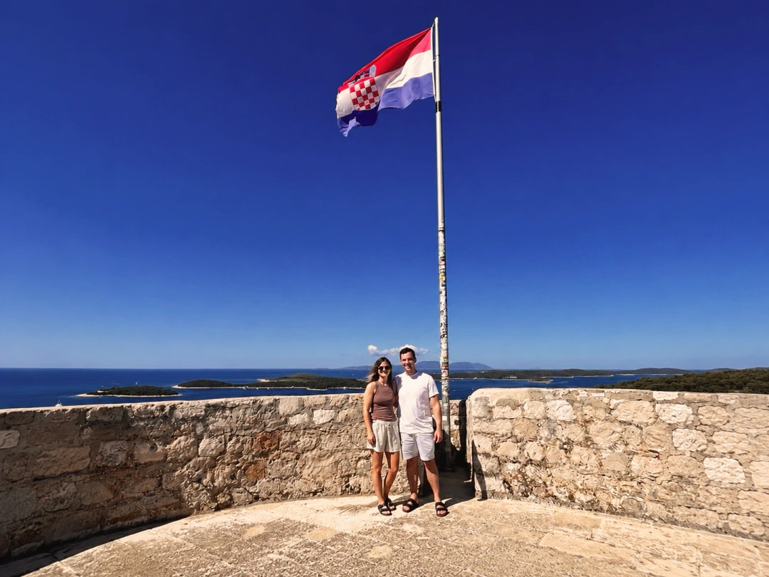 Josh and Tessa Zak together in Croatia